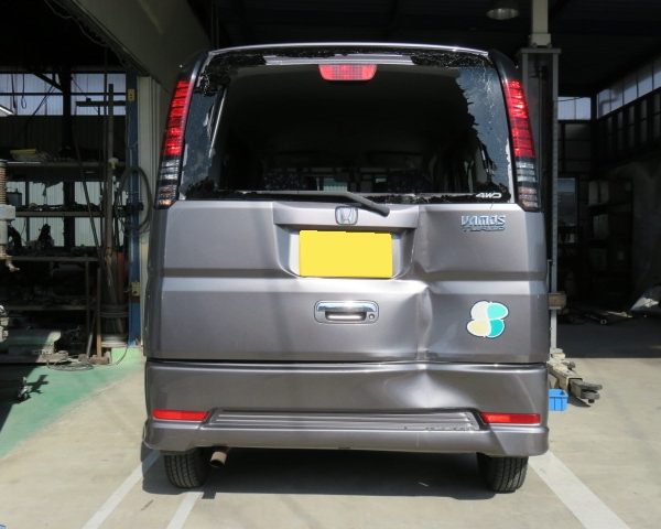 バモス　事故　上田　小諸　東御　板金　事故　修理